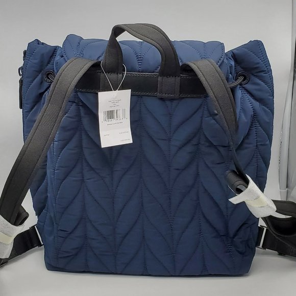 Kate Spade Large Ellie Flap Backpack Nightcap Blue main image 6
